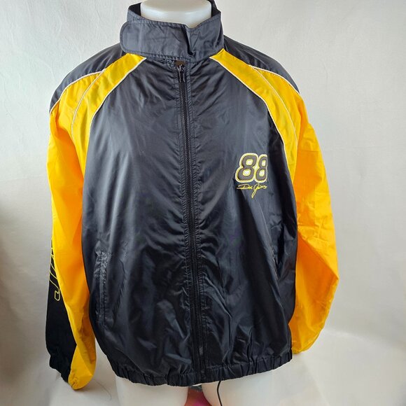 Winners Circle Dale Jarrett #88 Mens XXL Black Racing Jacket NASCAR Windbreaker - Picture 1 of 10